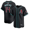 Custom #14 Black ARI Baseball Shirt Top