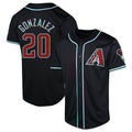 Custom #20 Black ARI Baseball Shirt Top