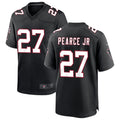 Custom #27 Black Throwback ATL Football Shirt Top