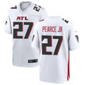 Custom #27 White ATL Football Shirt Top
