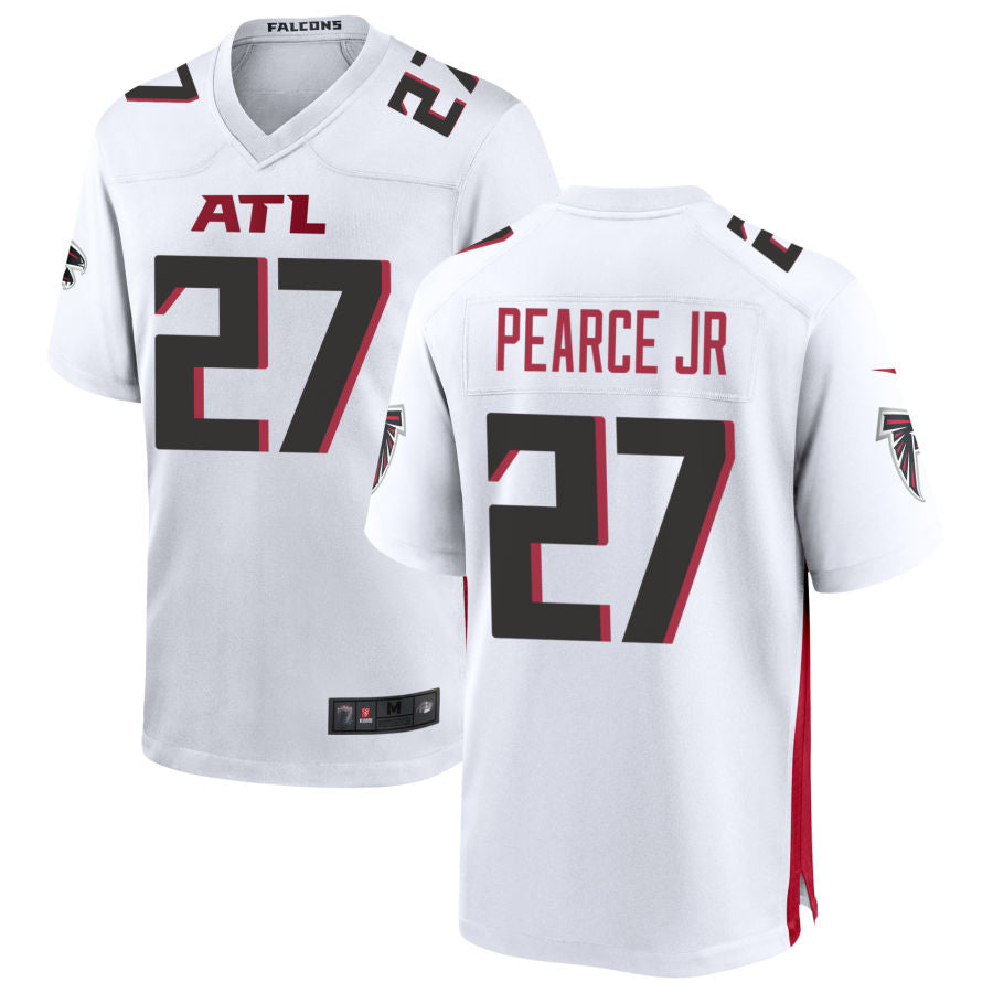Custom #27 White ATL Football Shirt Top