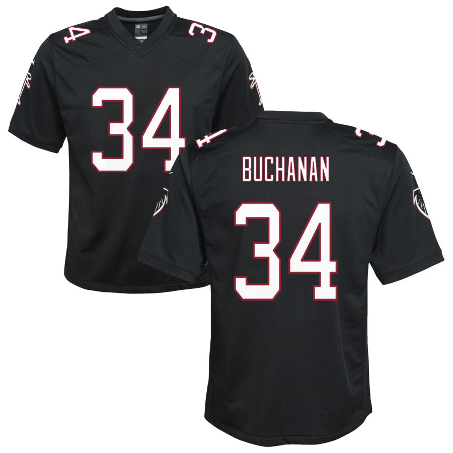 Custom #34 White Throwback ATL Football Shirt Top