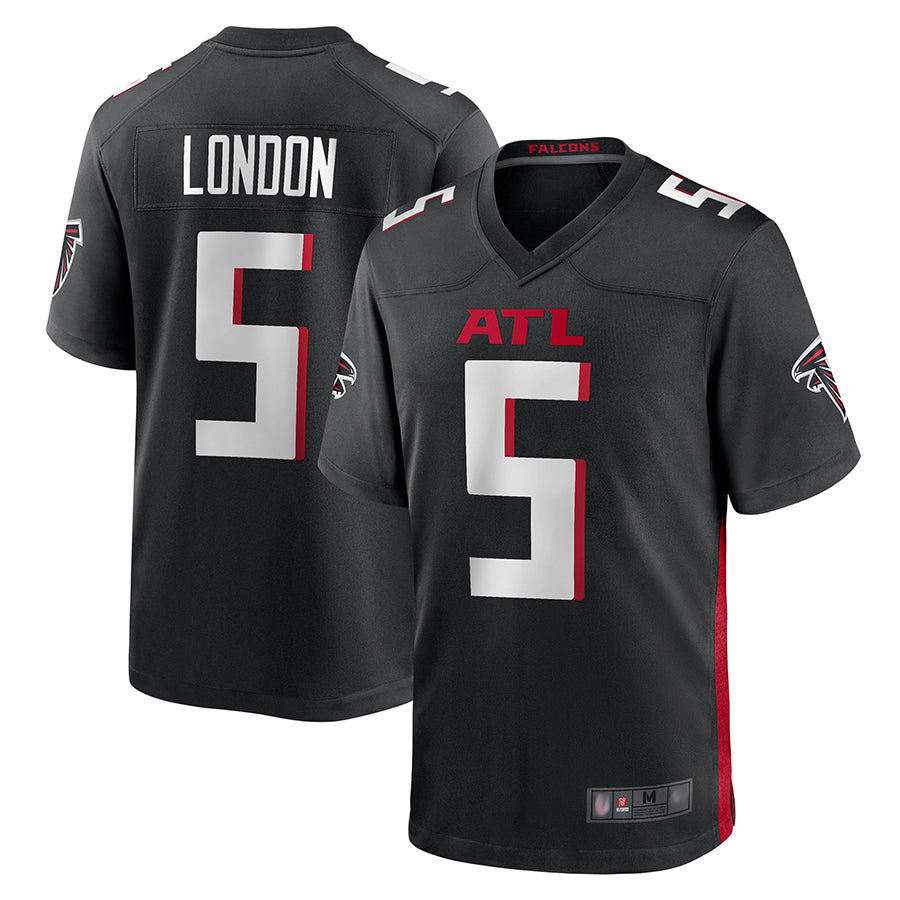 Custom #5 Black ATL Football Shirt Top