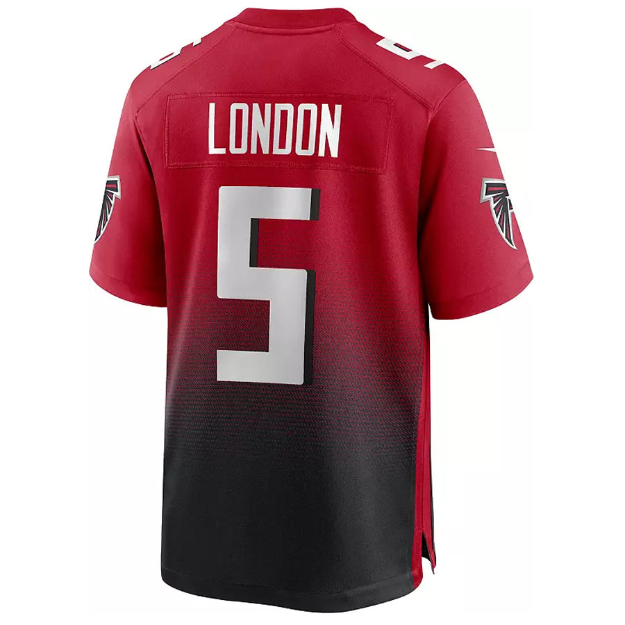 Custom #5 Red ATL Football Shirt Top