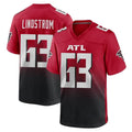 Custom #63 Red ATL Football Shirt Top