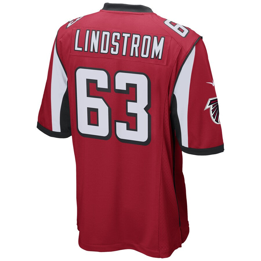 Custom #63 Red ATL Football Shirt Top