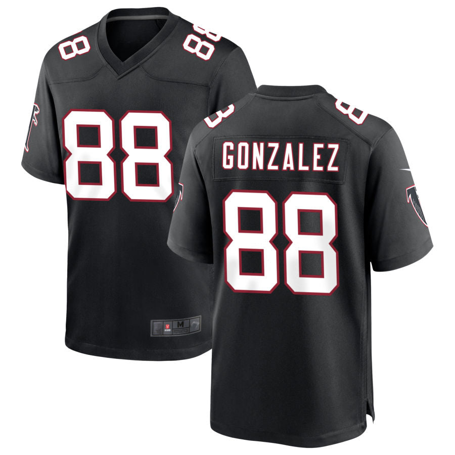 Custom #88 Black ATL Football Shirt Top