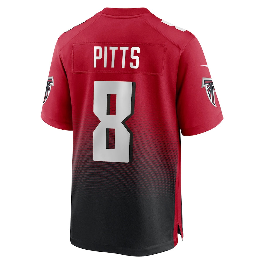 Custom #8 Red ATL Football Shirt Top