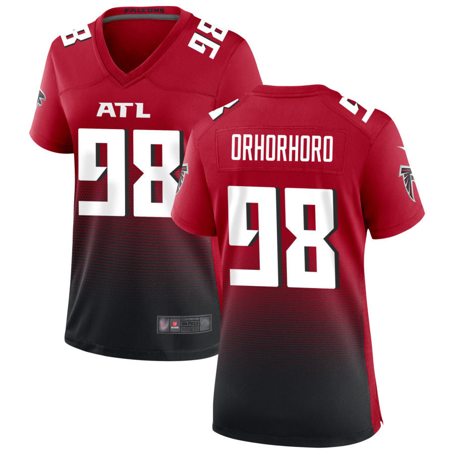 Custom #98 Red ATL Football Shirt Top