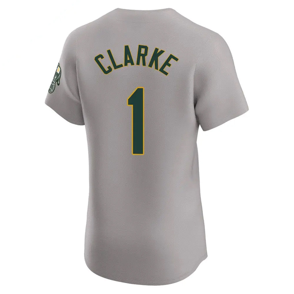 Custom #1 Gray OAK Baseball Shirt Top