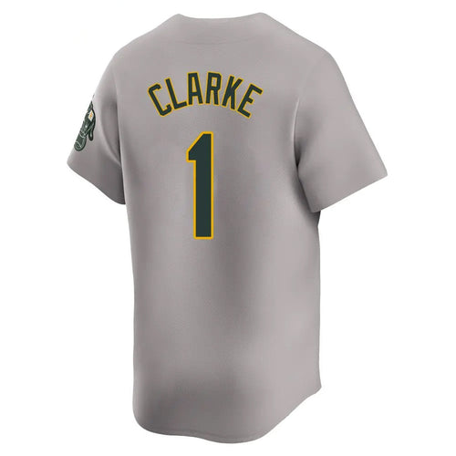 Custom #1 Gray OAK Baseball Shirt Top