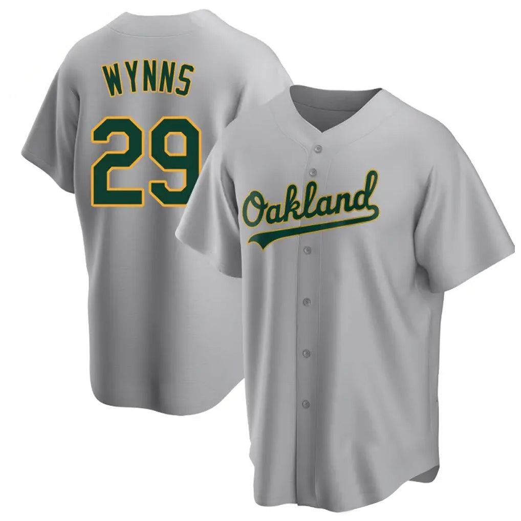 Custom #29 Gray OAK Baseball Shirt Top