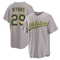 Custom #29 Gray OAK Baseball Shirt Top
