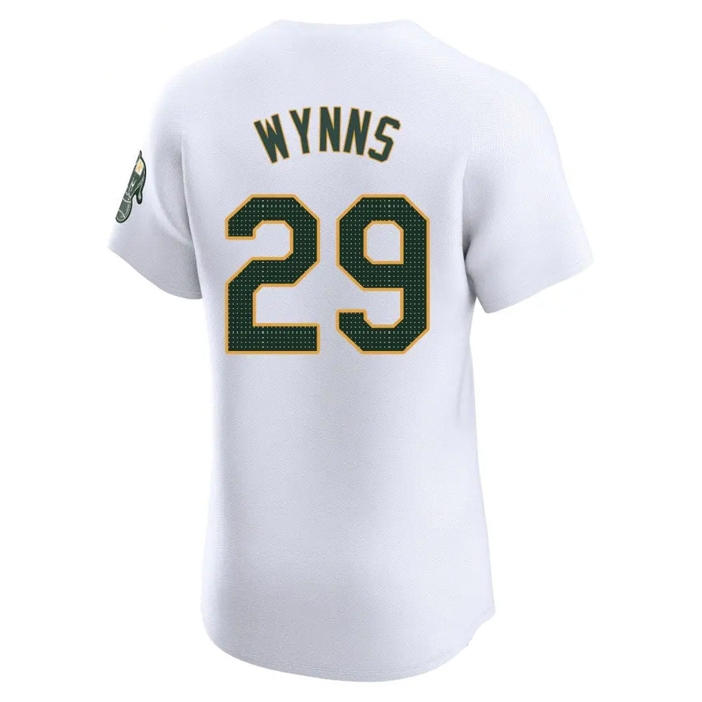 Custom #29 White OAK Baseball Shirt Top