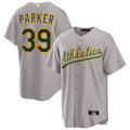 Custom #39 Gray OAK Baseball Shirt Top