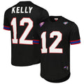 Custom #12 Black BUF Football Shirt Top