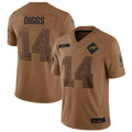 Custom #14 Brown 2023 BUF Football Shirt Top