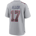 Custom #17 Gray BUF Football Shirt Top
