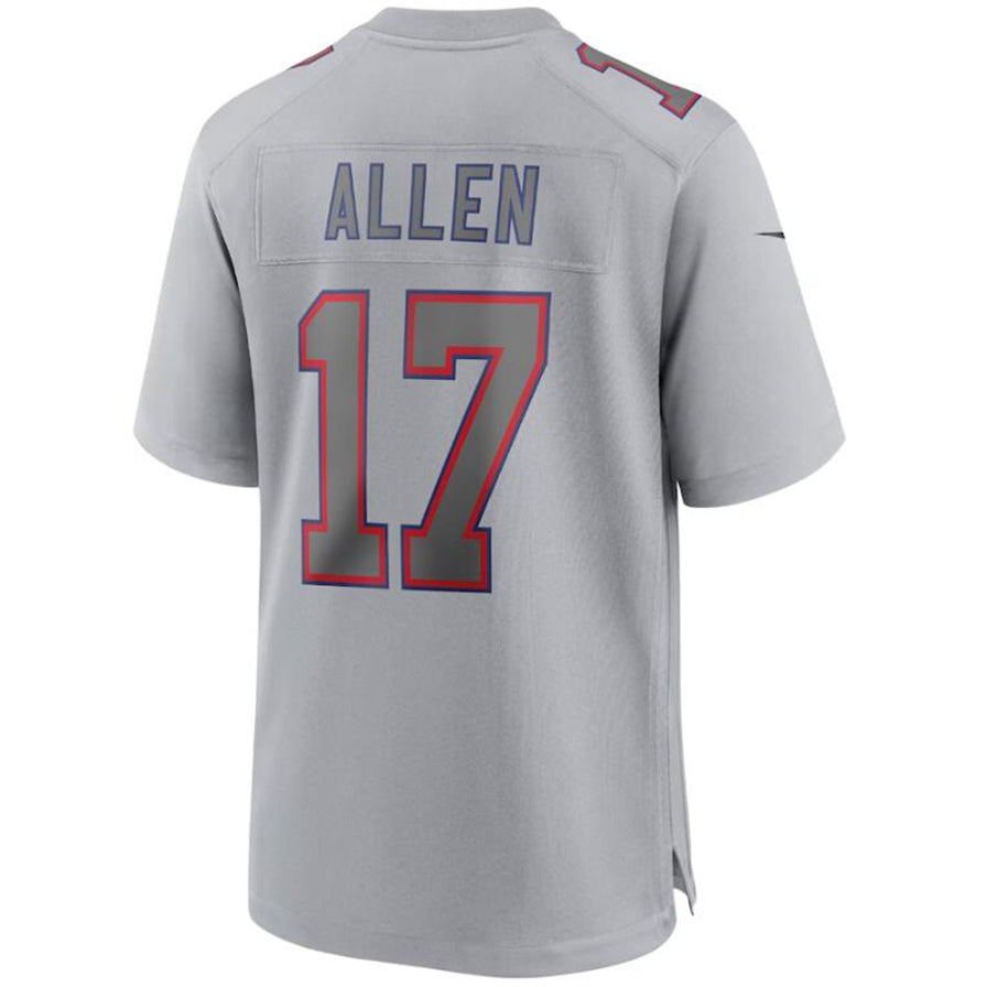 Custom #17 Gray BUF Football Shirt Top