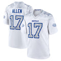 Custom #17 White BUF Football Shirt Top