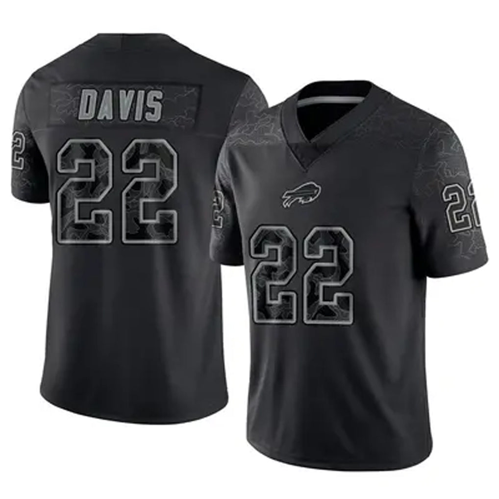 Custom #22 Black BUF Football Shirt Top