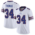 Custom #34 White BUF Football Shirt Top