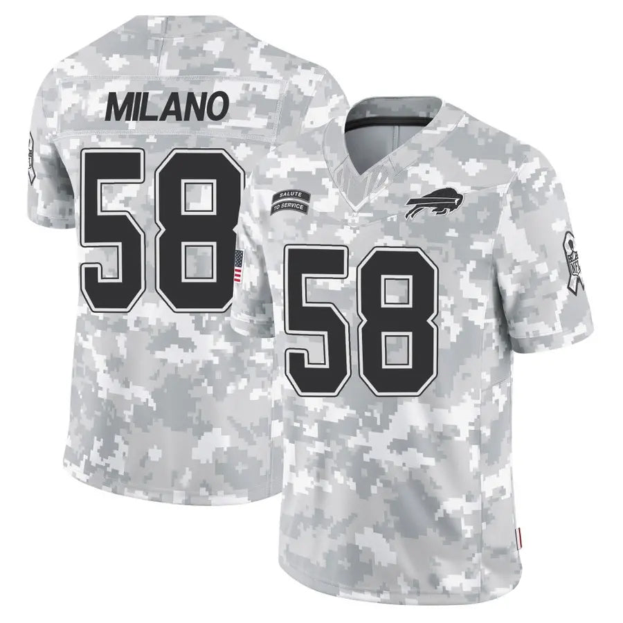 Custom #58 BUF Football Shirt Top