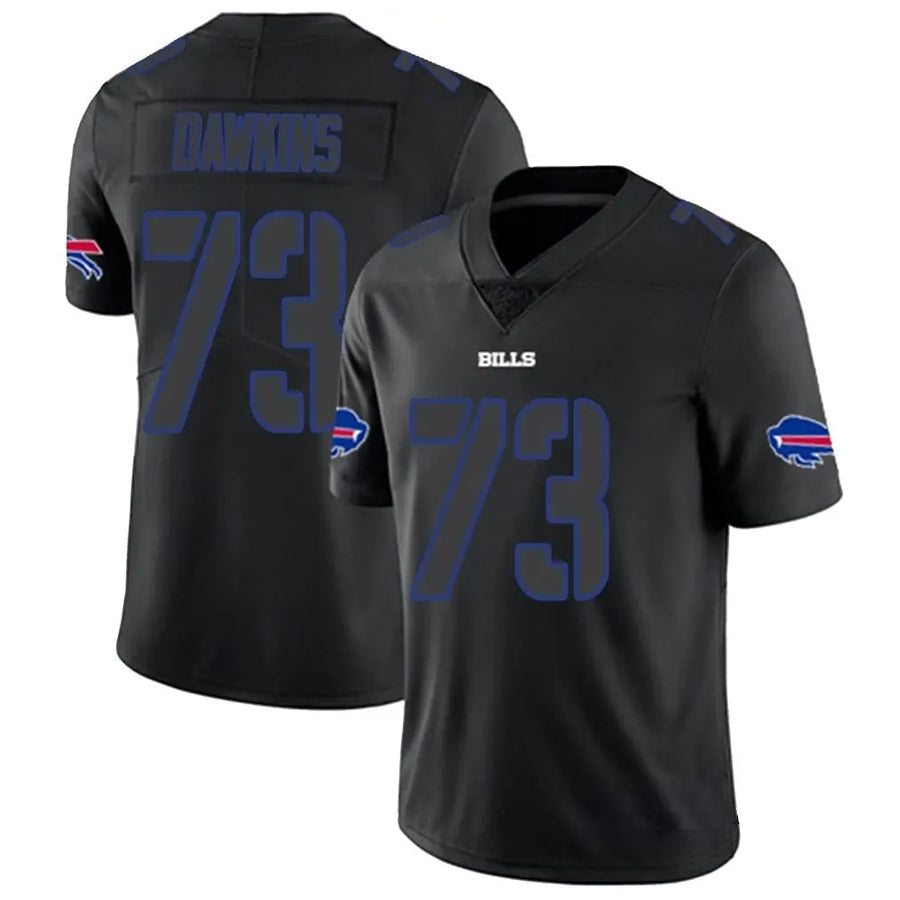 Custom #73 Black BUF Football Shirt Top