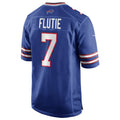 Custom #7 Royal BUF Football Shirt Top