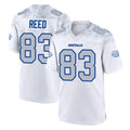 Custom #83 White BUF Football Shirt Top