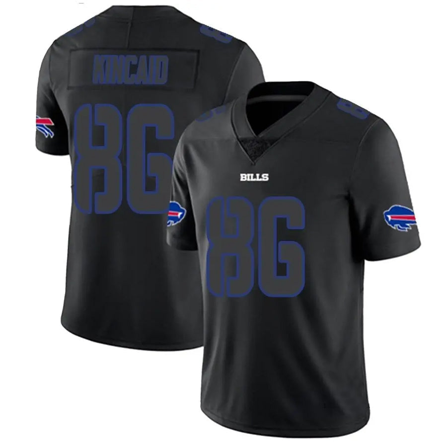Custom #86 Black BUF Football Shirt Top