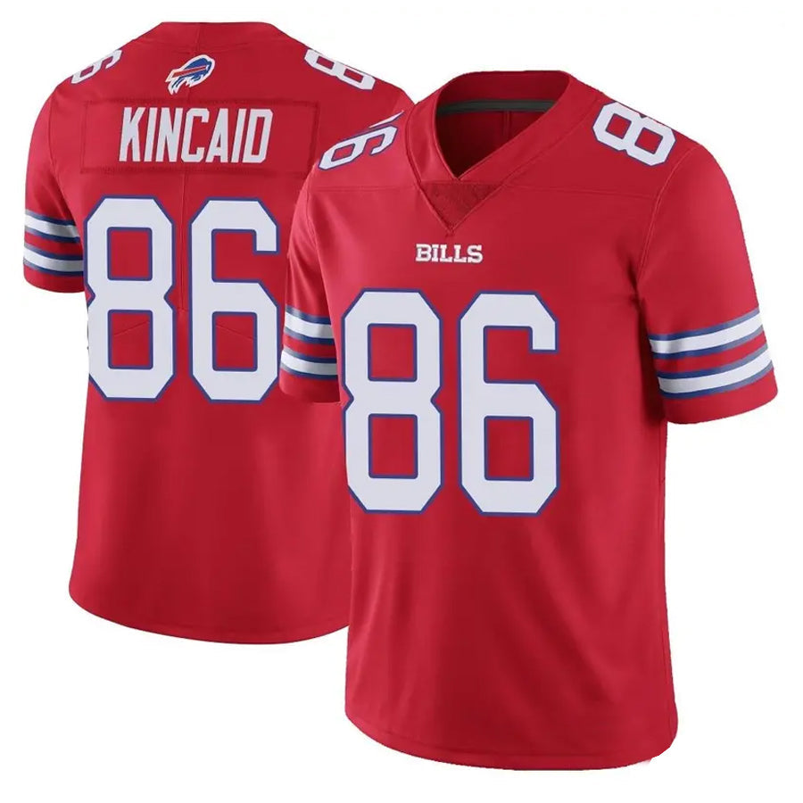 Custom #86 Red BUF Football Shirt Top