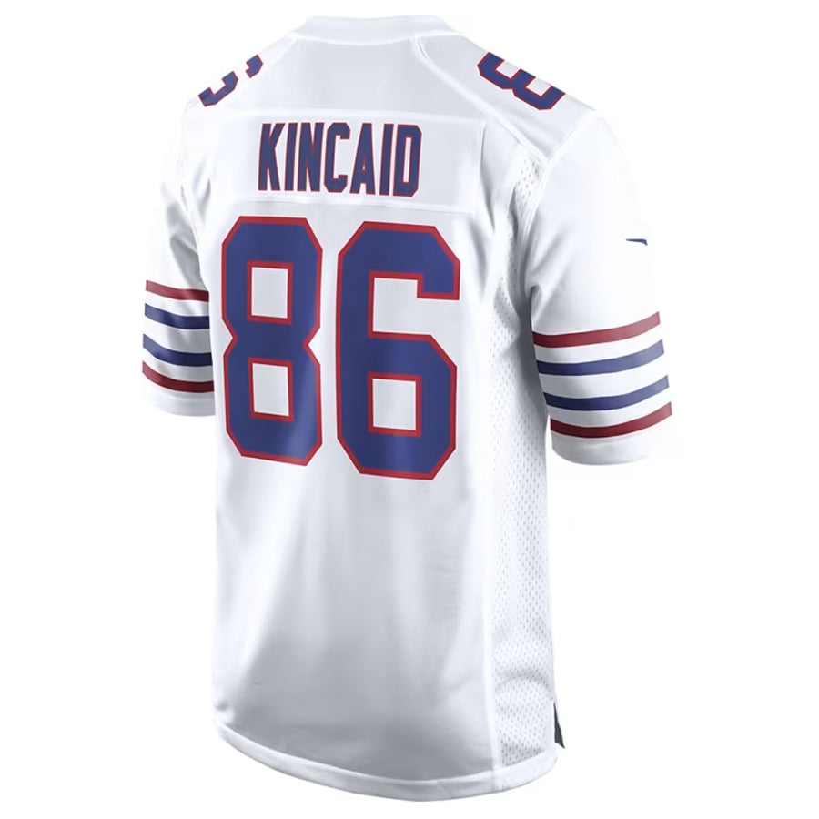 Custom #86 White BUF Football Shirt Top
