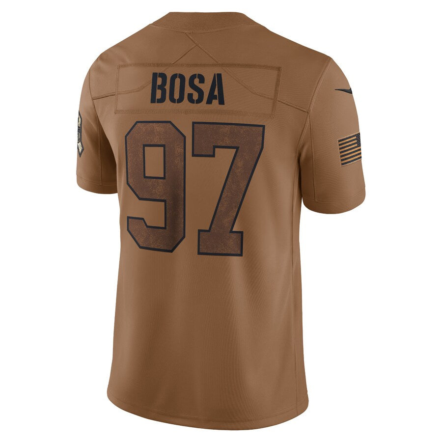 Custom #97 Brown BUF Football Shirt Top