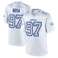 Custom #97 White BUF Football Shirt Top