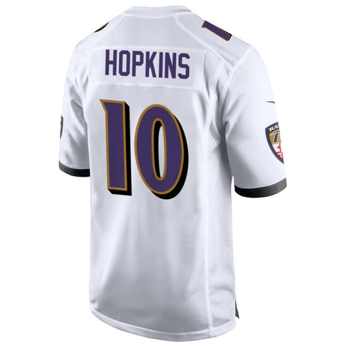 Custom #10 White BAL Football Shirt Top