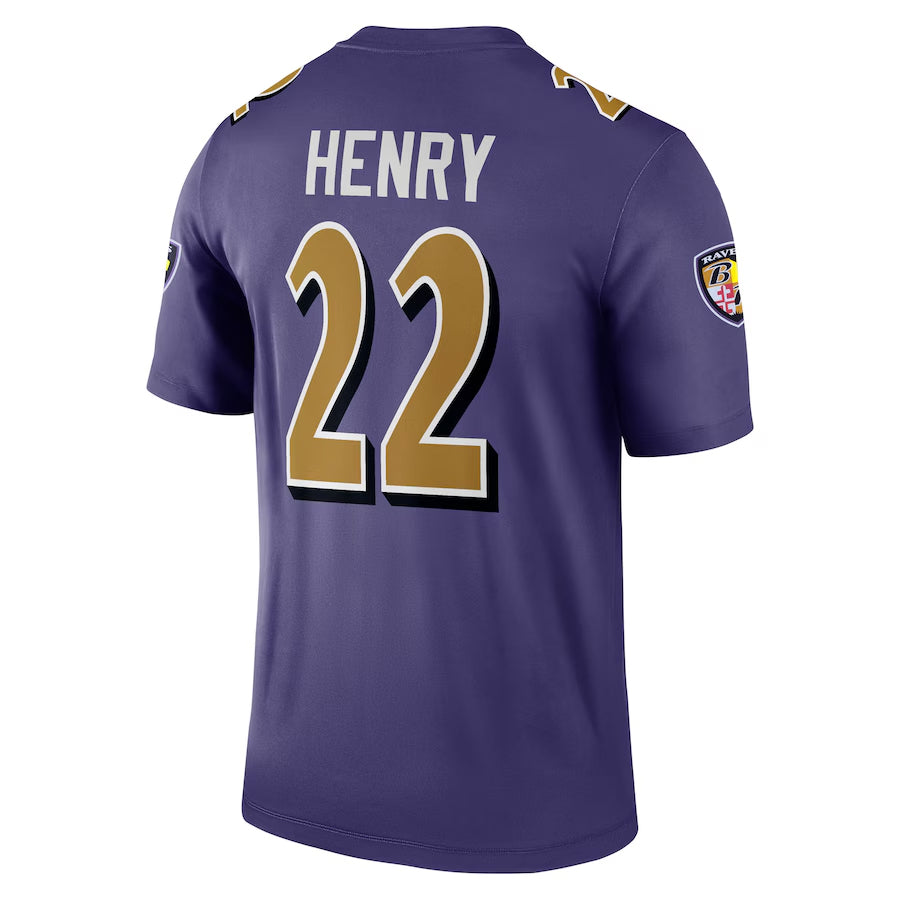 Custom #22 Purple BAL Football Shirt Top
