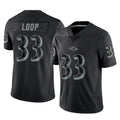 Custom #33 Black BAL Football Shirt Top