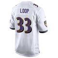 Custom #33 White BAL Football Shirt Top