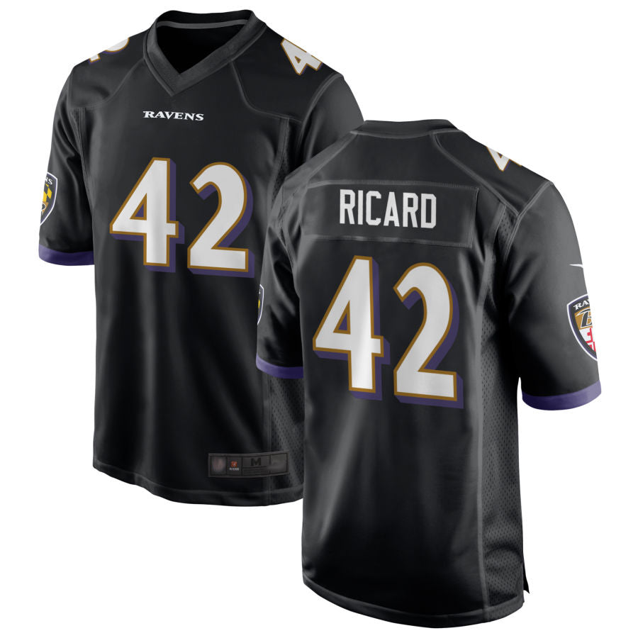 Custom #42 Black BAL Football Shirt Top