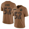 Custom #52 Brown BAL Football Shirt Top
