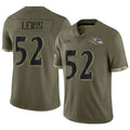 Custom #52 Olive BAL Football Shirt Top