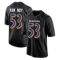 Custom #53 Carbon Black BAL Football Shirt Top