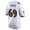 Custom #69 White BAL Football Shirt Top