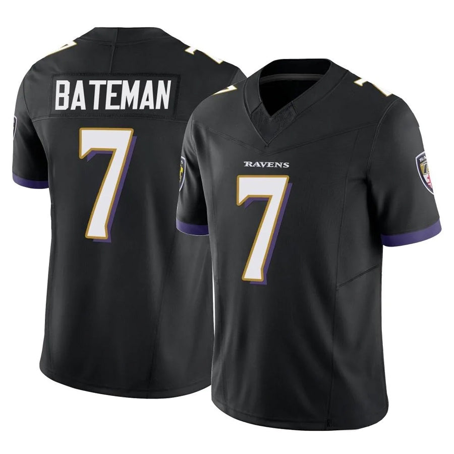 Custom #7 Black BAL Football Shirt Top