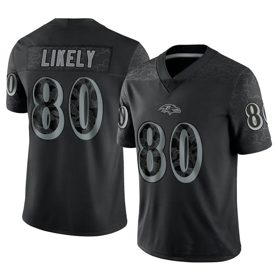 Custom #80 Black BAL Football Shirt Top