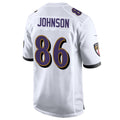 Custom #86 White BAL Football Shirt Top
