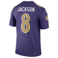 Custom #8 Purple BAL Football Shirt Top