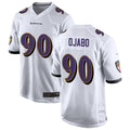 Custom #90 White BAL Football Shirt Top