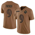 Custom #9 Brown BAL Football Shirt Top